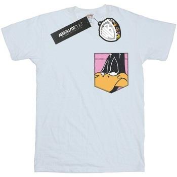 T-shirt enfant Dessins Animés Daffy Duck Face Faux Pocket