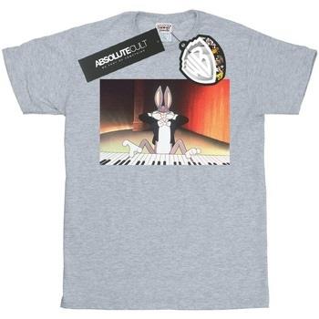 T-shirt enfant Dessins Animés Bugs Bunny Playing Piano