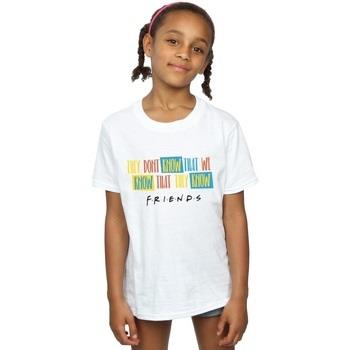 T-shirt enfant Friends They Don't Know Script