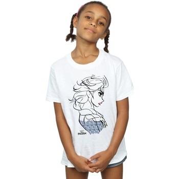 T-shirt enfant Disney Frozen Elsa Sketch