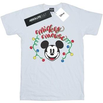 T-shirt enfant Disney Mickey Mouse Christmas Light Bulbs