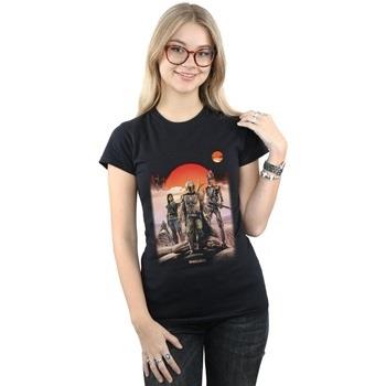 T-shirt Disney The Mandalorian Warriors