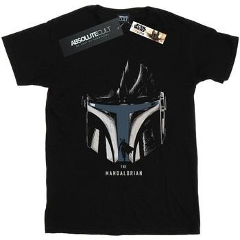 T-shirt Disney The Mandalorian Helmet Silhouette