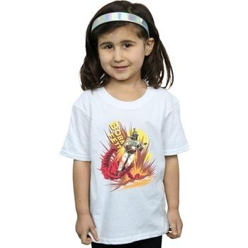 T-shirt enfant Disney Boba Fett Rocket Powered