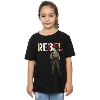 T-shirt enfant Disney The Rise Of Skywalker Rebel Rose