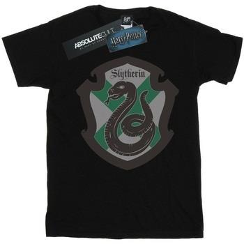 T-shirt Harry Potter Slytherin Crest Flat