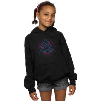 Sweat-shirt enfant Harry Potter Neon Deathly Hallows