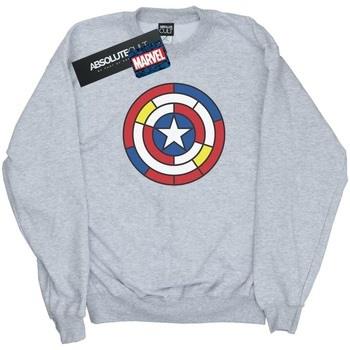 Sweat-shirt enfant Marvel Captain America Stained Glass Shield