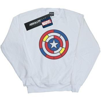 Sweat-shirt enfant Marvel Captain America Stained Glass Shield