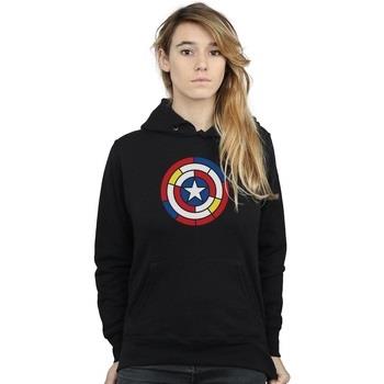 Sweat-shirt Marvel Captain America Stained Glass Shield