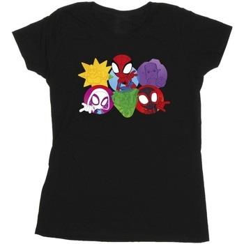 T-shirt Marvel Spidey And His Amazing Friends Faces