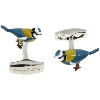 Boutons de manchettes Simon Carter Boutons de manchette Oiseau Bleu et...