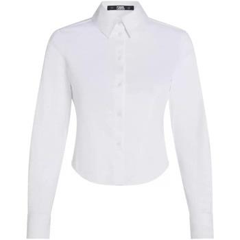 Chemise Karl Lagerfeld chemise blanche mince