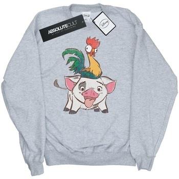 Sweat-shirt Disney Moana Hei Hei And Pua