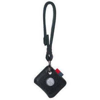 Porte clé Herschel Keychain Tile Black Pebbled Leather