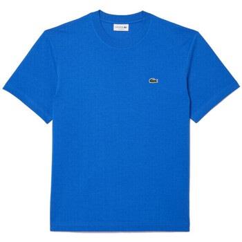 T-shirt Lacoste T-SHIRT CLASSIC FIT EN JERSEY DE COTON BLEU