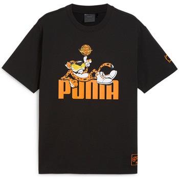 T-shirt Puma tee Hoops X Cheetos / Noir