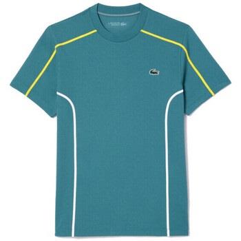 T-shirt Lacoste T-SHIRT TENNIS EN PIQUÉ ULTRA-DRY VERT