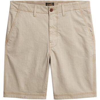 Short Superdry Officier chino shorts gris chateau