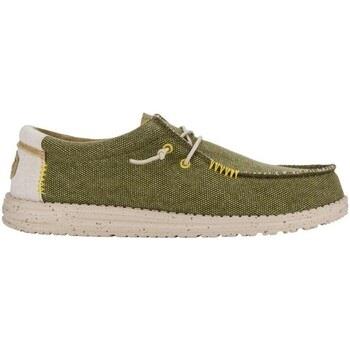 Chaussures Dude ZAPATOS WALLABE TEJIDOS WALLY COASTLINE JUTE VERDE