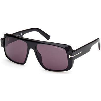 Lunettes de soleil Tom Ford FT1101 TURNER Lunettes de soleil, Noir/Fum...