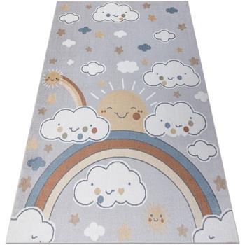 Tapis Rugsx Tapis BONO 8437 Des nuages, ciel, gris 120x170 cm