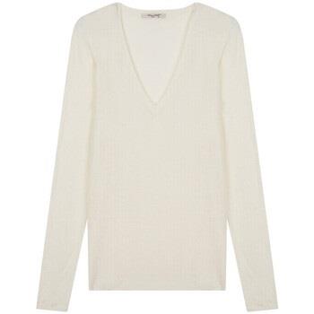Pull Bruce Field Pull maille Virginie en bambou cachemire col V