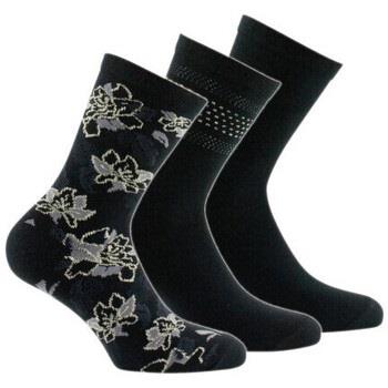 Chaussettes Kindy Lot de 3 paires de mi-chaussettes motifs Flowers