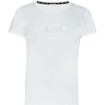 T-shirt Liu Jo T-shirt avec logo brodé et strass