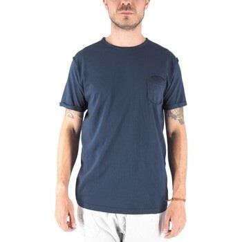 T-shirt Devid Label Shiro - T-shirt ras du cou avec poche