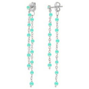 Boucles oreilles Orusbijoux Boucles D'oreilles Argent Rhodié Double Ch...