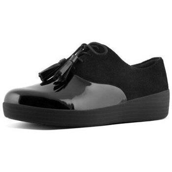 Mocassins FitFlop CLASSIC TASSEL TM SUPEROXFORD ALL BLACK SUEDE