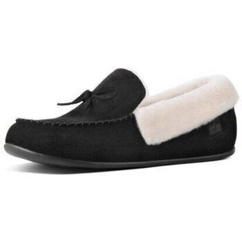 Chaussons FitFlop CLARA SHEARLING MOCCASIN BLACK