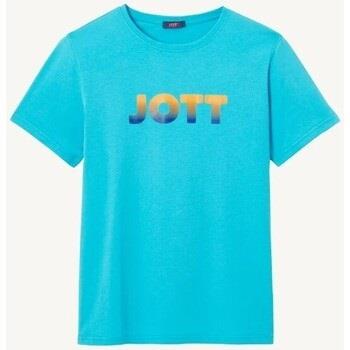 T-shirt JOTT - Tee Shirt Pietro logo homme - ciel