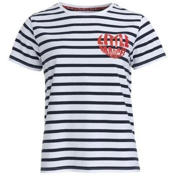 T-shirt Little Marcel TEE SHIRT - RAYE BLANC BLEU - S