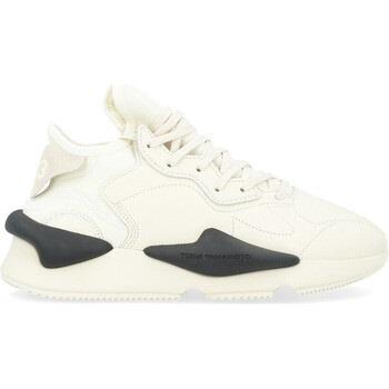 Baskets Y-3 Baskets Kaiwa en cuir noir et blanc