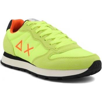 Chaussures Sun68 Tom Solid Sneaker Uomo Giallo Fluo Z34101