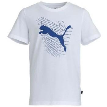 T-shirt enfant Puma TEE SHIRT - WHITE - 152