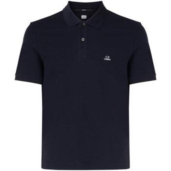 T-shirt C.p. Company Polo en coton stretch bleu