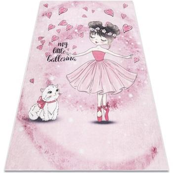 Tapis Rugsx Tapis lavable BAMBINO 2185 Ballerine, minou pour 160x220 c...