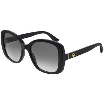 Lunettes de soleil Gucci GG0762S Lunettes de soleil, Noir/Gris, 56 mm