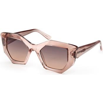 Lunettes de soleil Guess GU7897 Lunettes de soleil, Maron/Marron, 50 m...