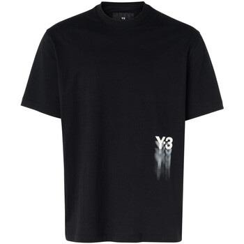 T-shirt Y-3 T-Shirt noir avec logo graphique blanc