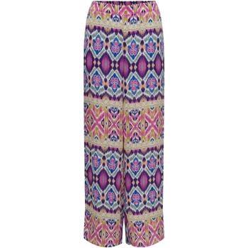 Pantalon Only ONLALMA LIFE POLY PALAZZO PANT AOP PTM - 15264591