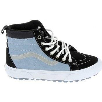 Baskets enfant Vans SK8 Hi Reflective C Bleu Noir