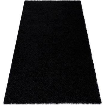 Tapis Rugsx Tapis SOFFI shaggy 5cm noir 80x150 cm