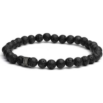 Bracelets Gemini Bracelet Gemini Black Lava 6mm S