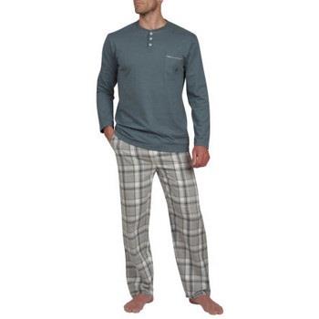 Pyjamas / Chemises de nuit Mariner Pyjama en pur coton peigné col bout...