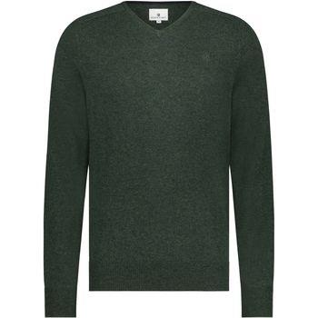 Sweat-shirt State Of Art Pull Col-V Vert Mousse