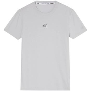 T-shirt Calvin Klein Jeans T shirt homme Ref 58664 PSX Ghost Grey